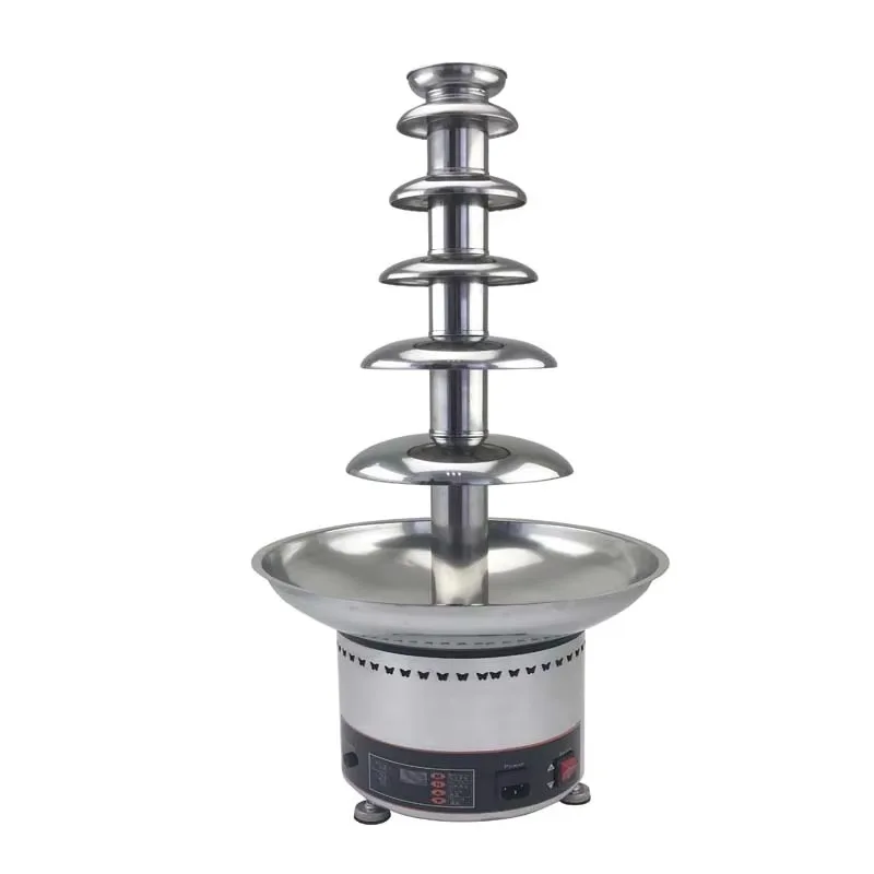 

Chocolate Machinery 6 Tiers Commercial Electric Chocolate Fountain for Chocolate Making Machine in China Factory