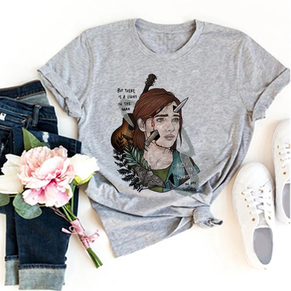 the Last of Us tshirt women graphic anime funny tshirt female designer comic clothing