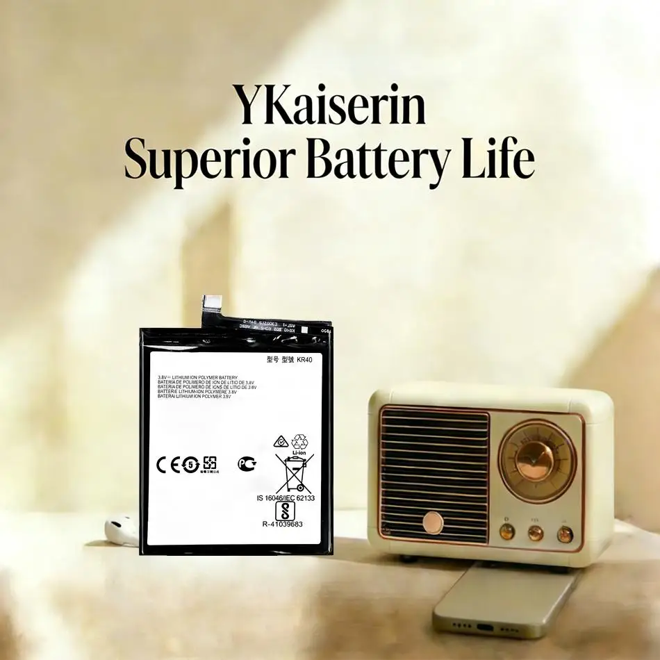 

Аккумулятор для мобильного телефона KR40 3500 мАч, высокая совместимость с Motorola Moto One Action XT2013-1, Vision XT1970-1