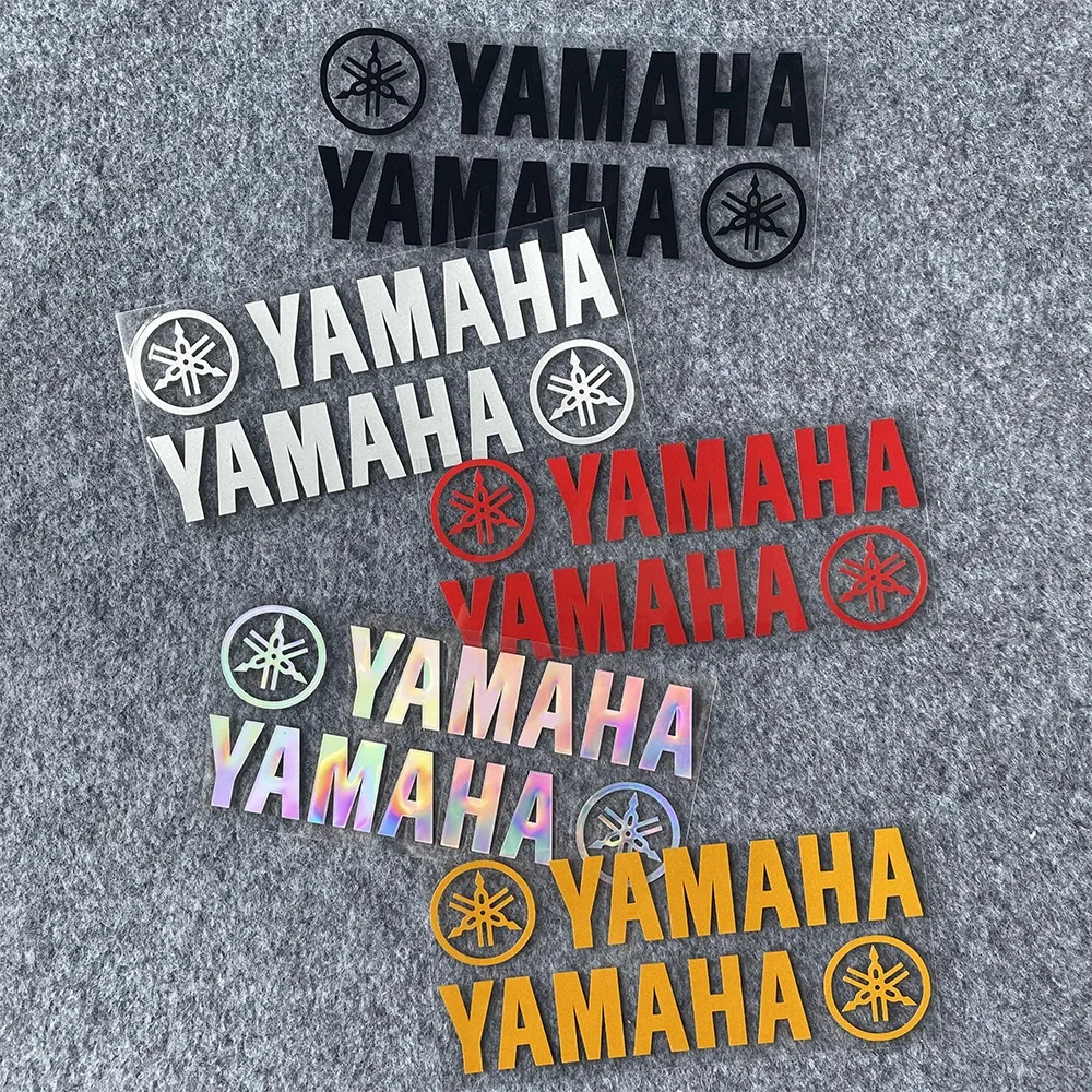 Novos adesivos refletivos a laser yamaha, caixa traseira de capacete de motocicleta, adesivos modificados, decalques decorativos à prova d\'água