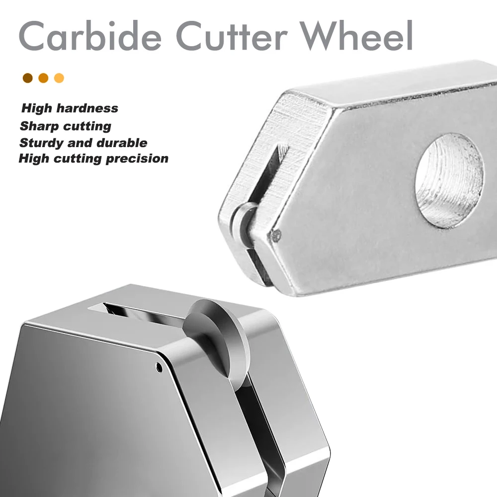 5 uds nueva herramienta de corte de botellas de vino cabezal de corte de repuesto cabezal cortador de diamante para cortador de azulejos de vidrio herramienta de mano herramienta de construcción