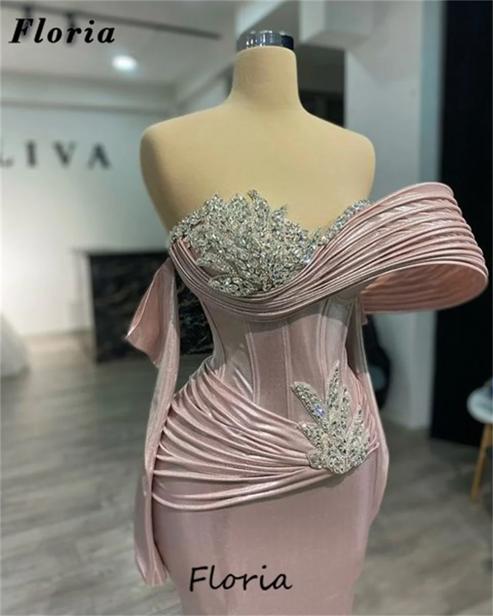 Aso Ebi Pink Off Sh… - image