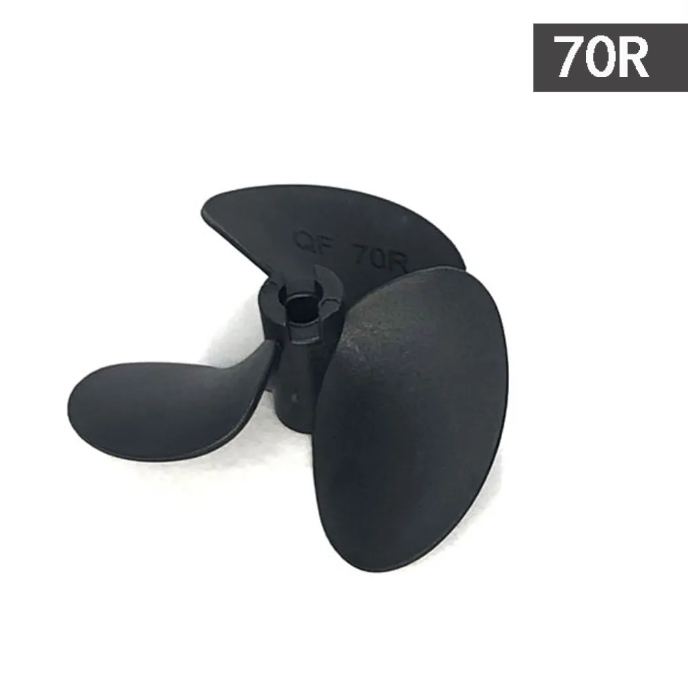 Hélice de paleta para barco a control remoto, 70/80/90/100mm, 3 aspas, CW/CCW, hélice de paleta de nailon de 5,0mm para barco a control remoto, barco simulado, Dron submarino