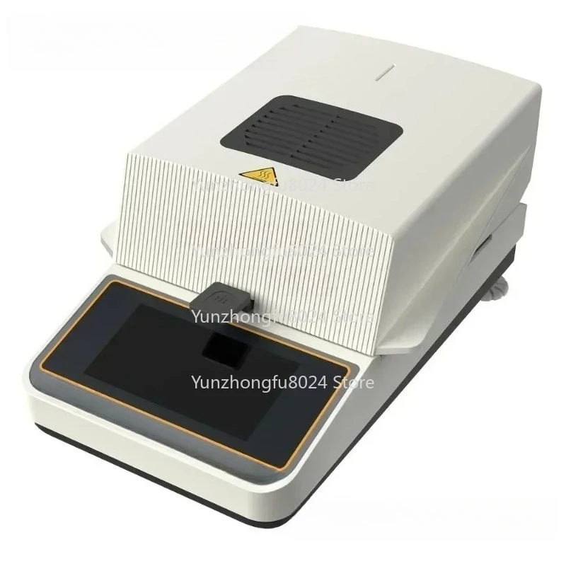 

Automatic Halogen Heating Moisture Meter Analyzer Tester 110g 0.01g/0.005/0.001g Touch Screen, for Tea, Grain, Feed, Corn, Food