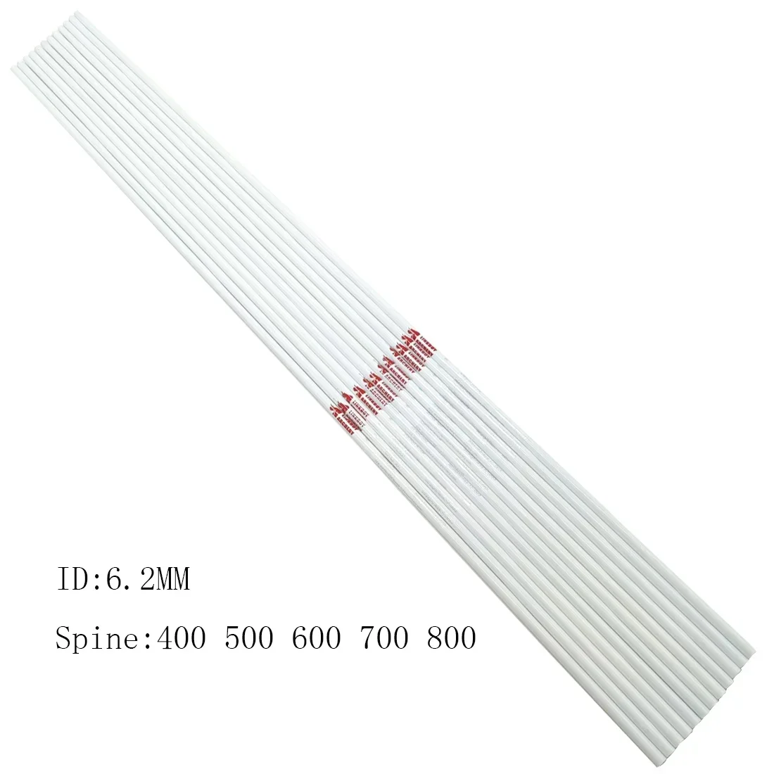 6/12pcs Linkboy Archery ID6.2MM Carbon Arrows Shaft Spine400-800 Compound Bow Hunting Shooting