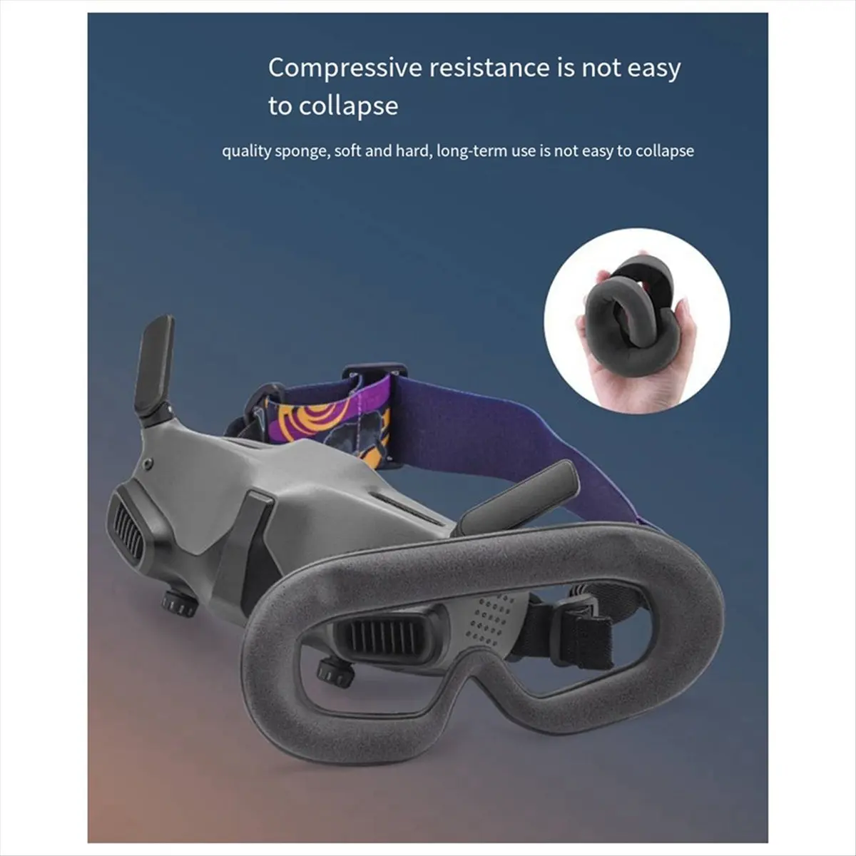 DTC5 Suitable for DJI Avata Goggles2 Flight Goggles Mask Eye Mask Anti-Slip Protective Cover Accessories