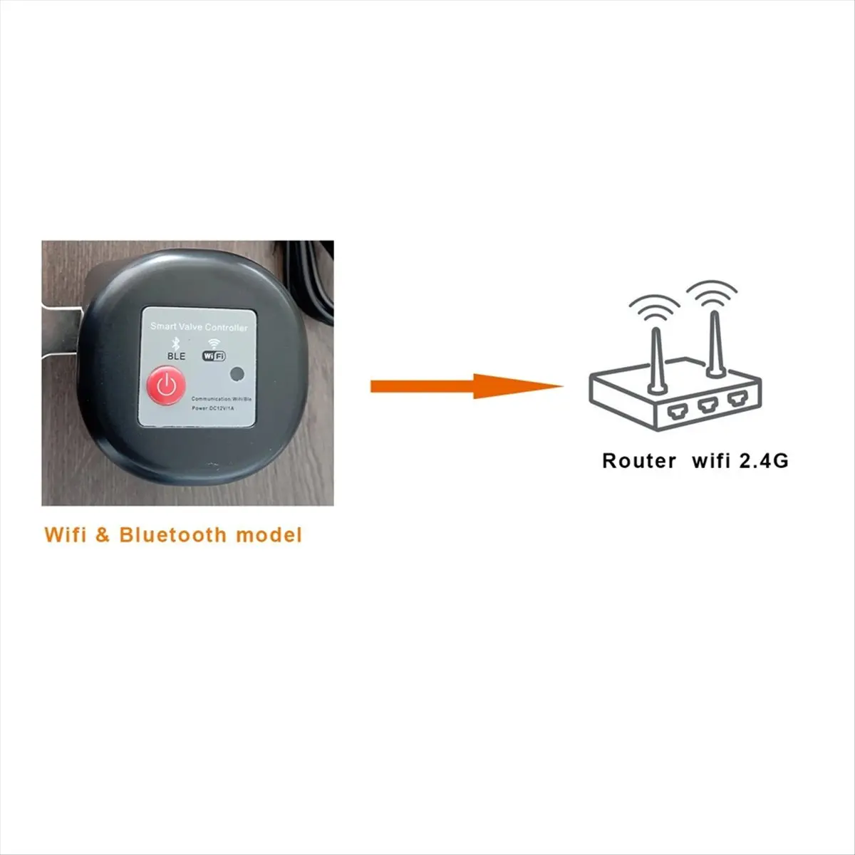 xingxing Tuya WiFi Smart Manipulator Valve Controller for Water Gas Auto Shut on Off Support Home EU Plug