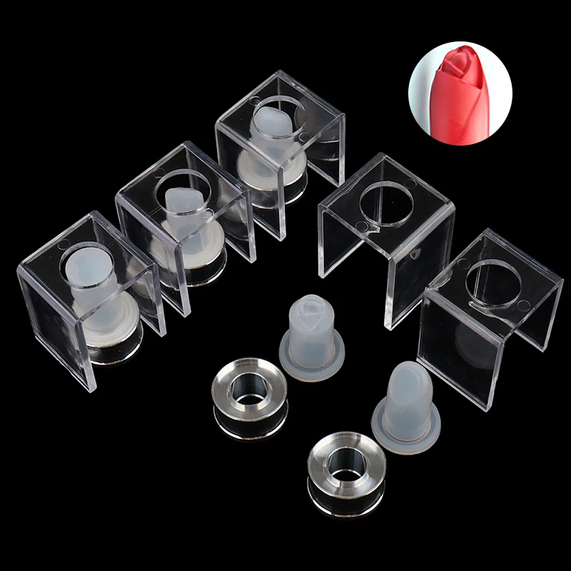 1pcs/3pcsSilicone Lipstick Mold Aluminum Ring Mould Holder DIY Crafts Tools Easy High Quality Beauty Lipstick Kits