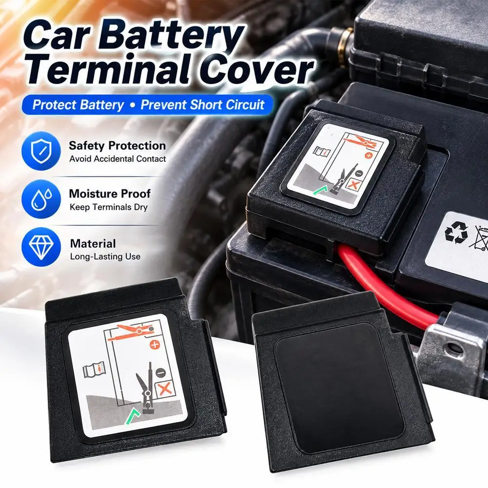 For Vehicle Battery Positive Terminal Cover Cap battery positive cover cap protector 5C0 971 813A Universal for Cars