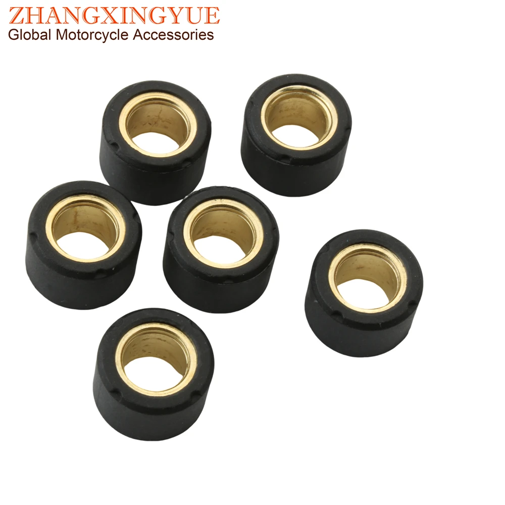 Scooter Variator Roller Set 17x12mm 7g For Suzuki AN125 HS125T AN 125 125cc 4-Stroke Scooter engine parts