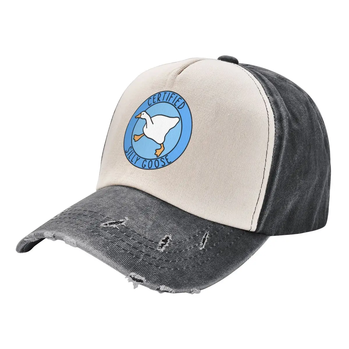 

Certified Silly Goose Blue Baseball Cap Mountaineering Ball Cap Caps For Men Women's