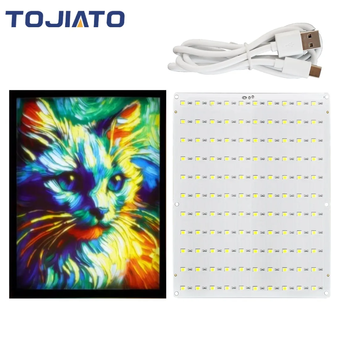 For Bambu Lab Lithophane Led Panel CMYK LED Backlight Board PLA Basic CMYK Lithophane Bundle 3D Print Lithophane Photo Parts