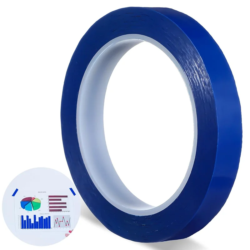 Blue 1/2 Inch Graphic Tape Line Self Adhesive
