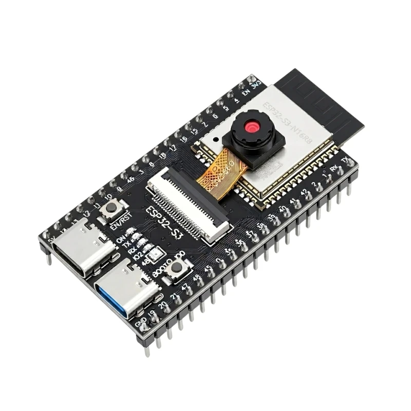 ESP32-S3-N16R8 CAM Development Board with OV5640/3660 Camera Wi-Fi Bluetooth-Compatible Programming Learning Controller Module