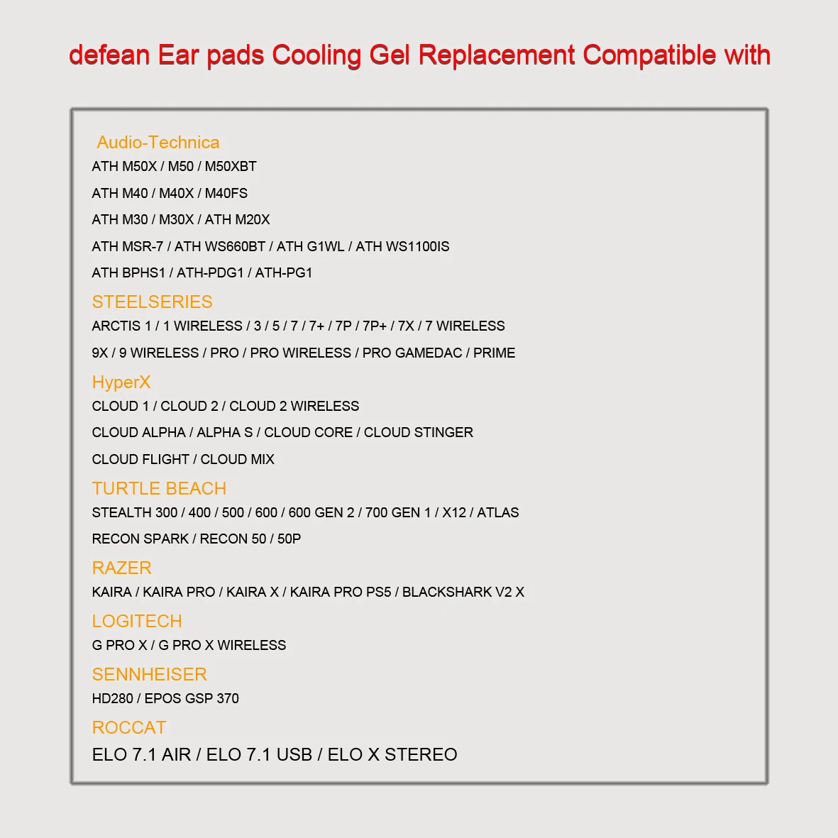 Cuffie in tessuto originale Cuscinetti auricolari Cuscino Paraorecchie per SteelSeries Arctis 3 5 7 pro Cuffie da gioco wireless senza perdita