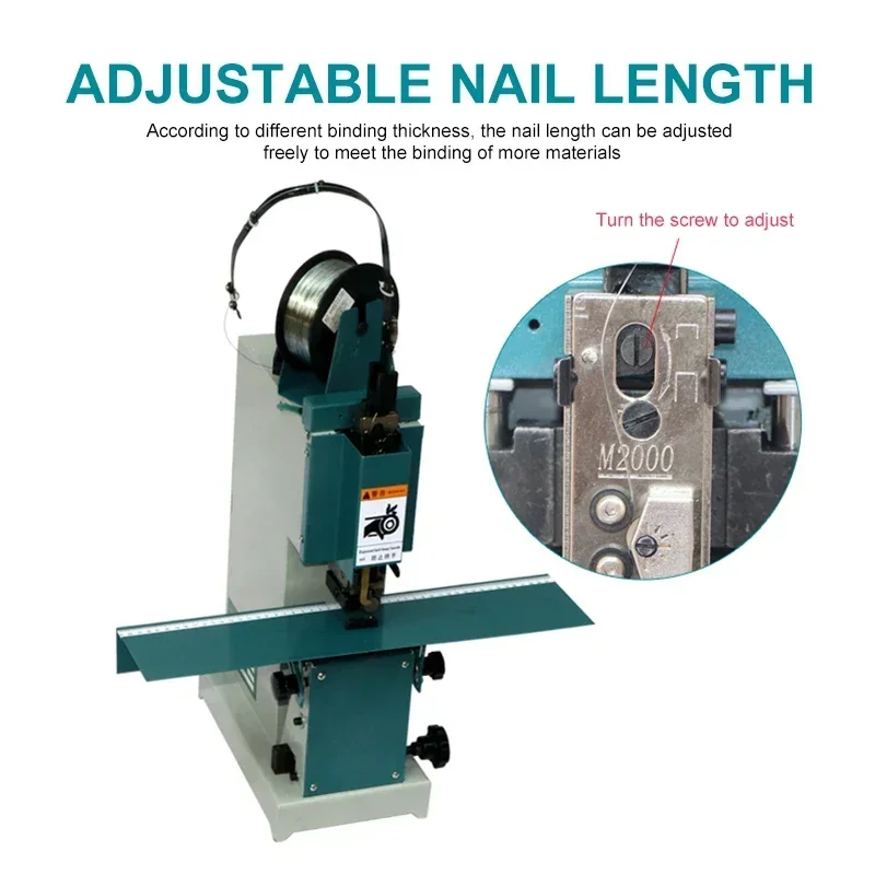 New Electric TSD-B5 Iron Wire Stapler Horse Riding Nail Binding Machine M2000 Binding Head High-speed Horse Riding And Flat Bind