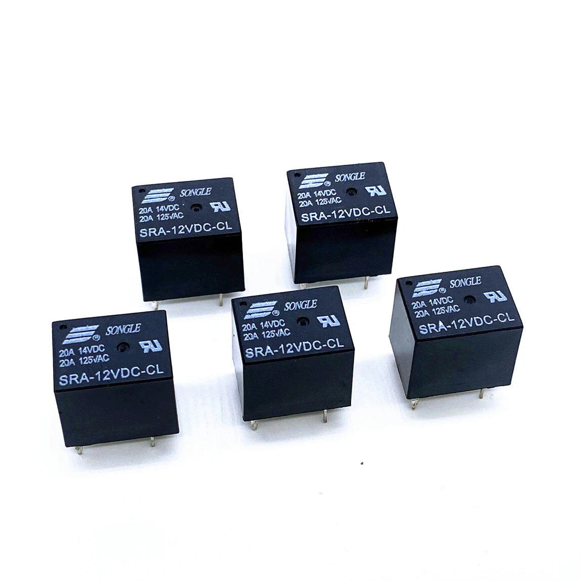 5PCS/Iot Power Relays SRA- 05VDC 12VDC 24VDC-AL-CL T74 20A 5Pin