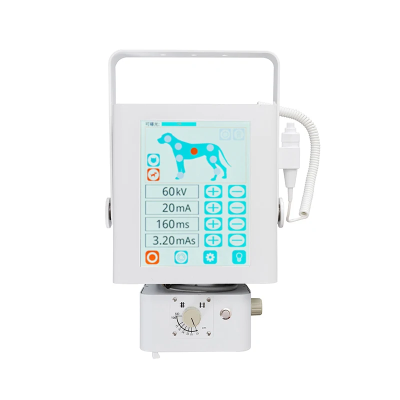 YSX080-PF  8kW Veterinary  Portable High-frequency X-ray Machine/Touch Screen Mobile X-ray Machine