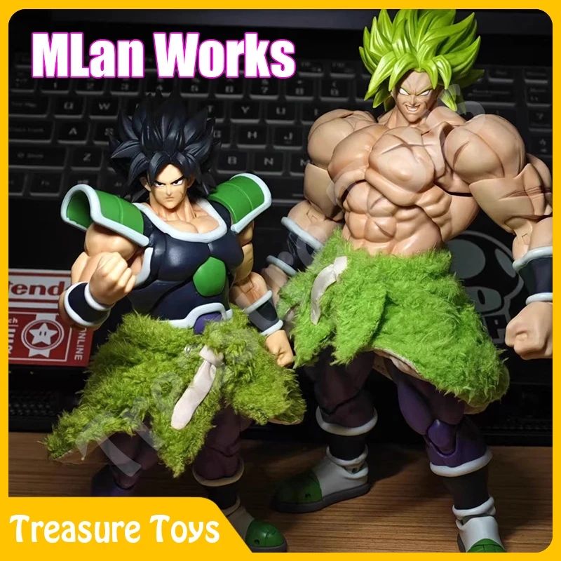 En Stock MLan Works Broly falda dobladillo Dragon Ball Super Saiyan Broly falda dobladillo ropa Anime figuras de acción regalos Juguetes