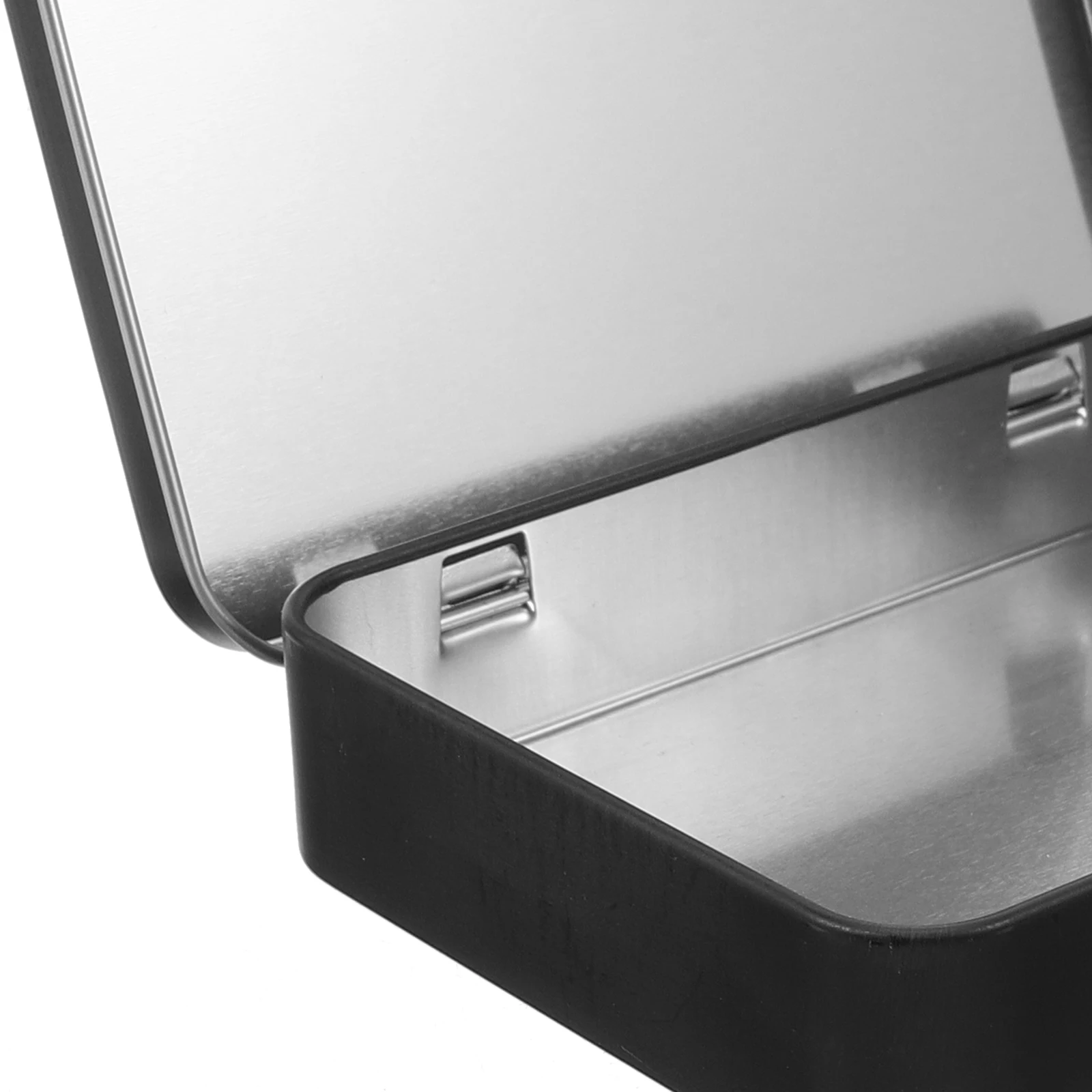 

Biscuit Tin Black Rectangular Tins Mini Tinplate Storage Boxes Container Containers with Lids