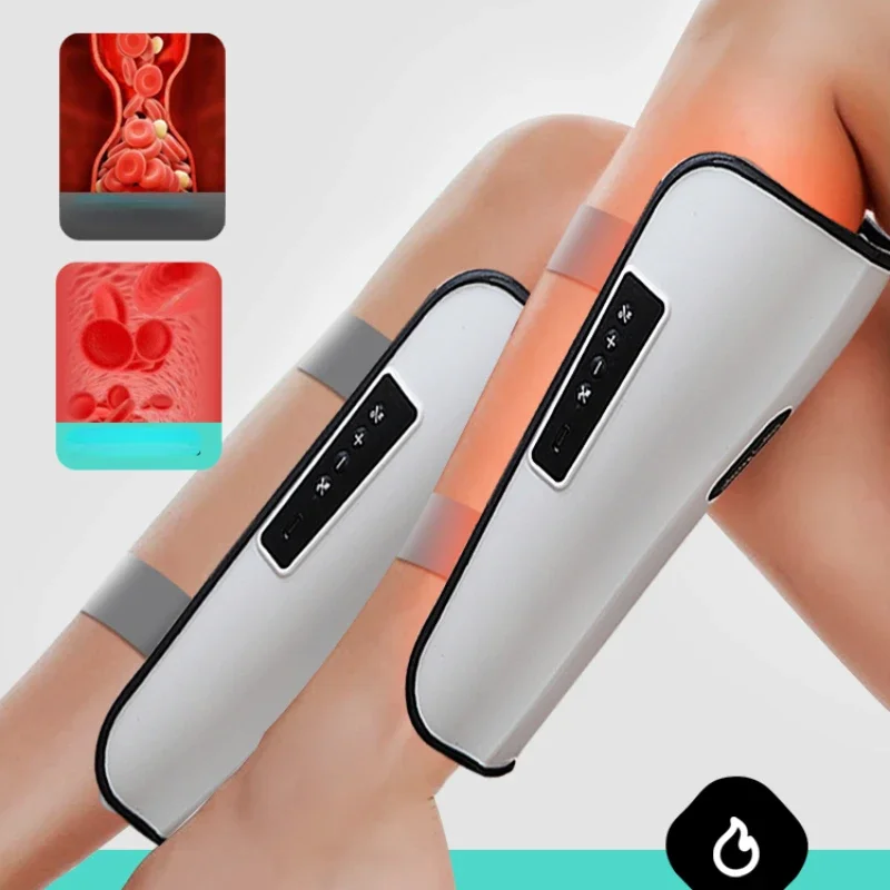 EMS Microcurrent Calf Massager: Slim and Soothe, Infrared Moxibustion, Vibration Muscle Relief, Meridian Unclogging.