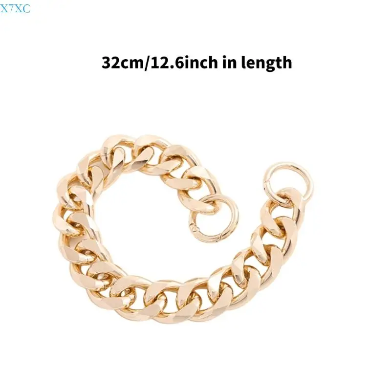 X7XC Cadena bolsas acrílico bolso Correa bolso Cadena decoración bolso desmontable