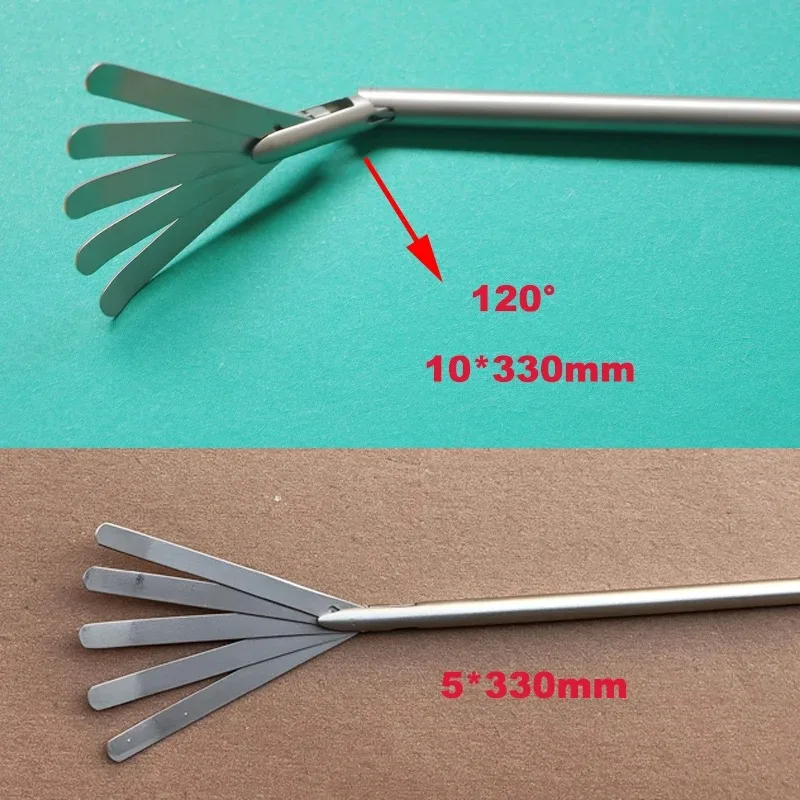 5/10*330mm Reusable Laparoscopic Surgical Fan-shaped Retractor Laparoscopic Liver Retractor