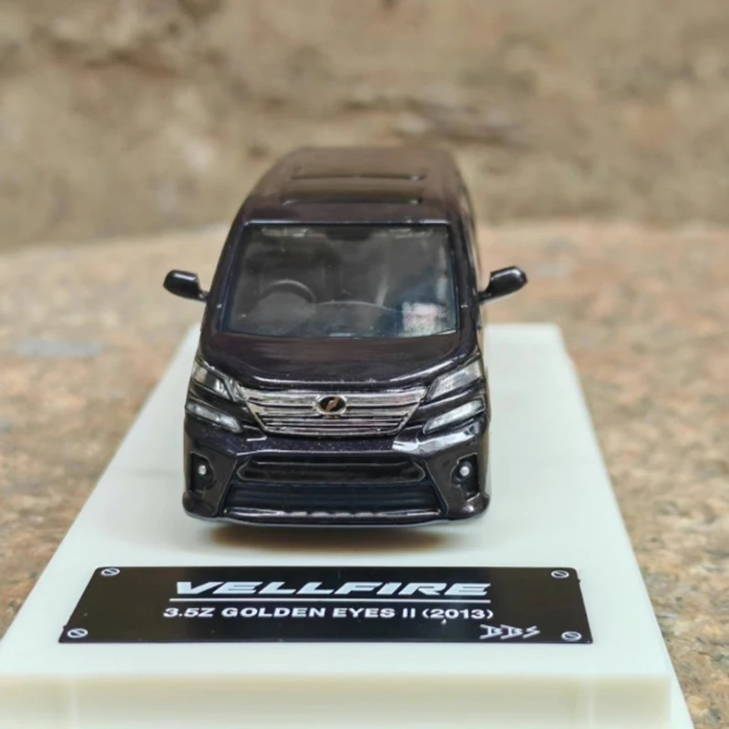 BBS 1:64 Scale 2013 Vellfire 3.5Z GOLDEN EYES II Alloy Car Model Static Decoration Collectibles Gift Toys