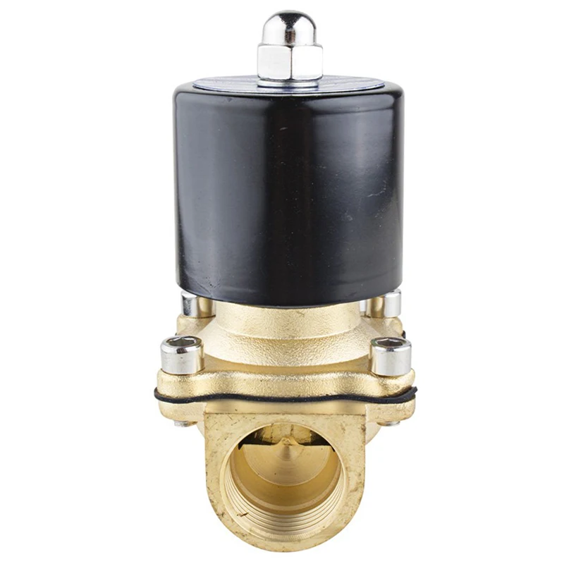صمام لولبي 2/2 Way 2W200-20 G3/4 Electric Brass Direct Acting Water Solenoid Valve 24v الهواء المضغوط — تفصيل 4