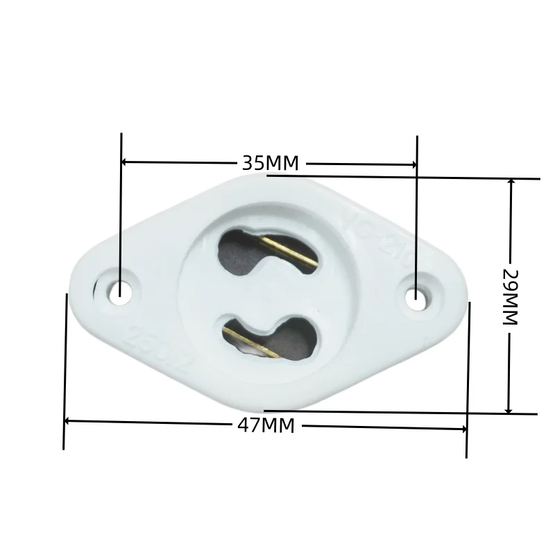 Soporte de lámpara de arranque T8 T10, soporte de luz fluorescente, accesorios para lámpara fluorescente, Panel de luz de rejilla