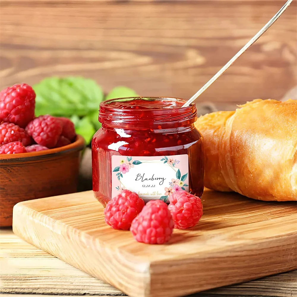 ที่เขียนด้วยลายมือชื่อแท็กวงกลมสะดวกทนทานคุณภาพสูงดอกไม้ห้องครัวดอกไม้ชื่อแท็ก 3*5 นํากลับมาใช้ใหม่ได้