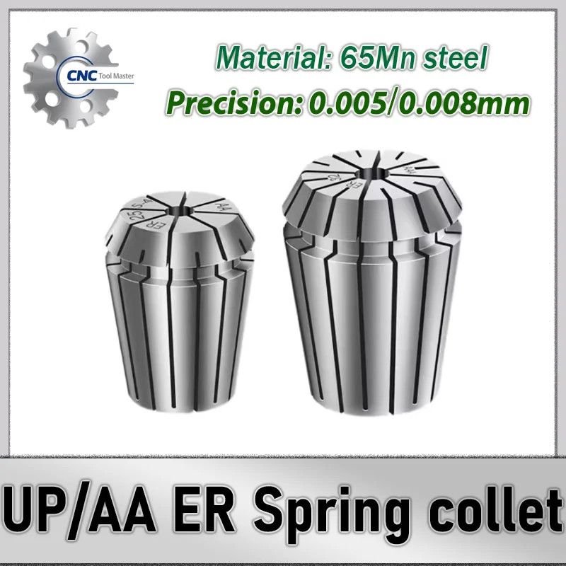 1pcs CNC Collet ER20 ER25 ER32 ER40 ER50 High Precision Collet Chuck For Milling Engraving Machine High Precision Spring Collet