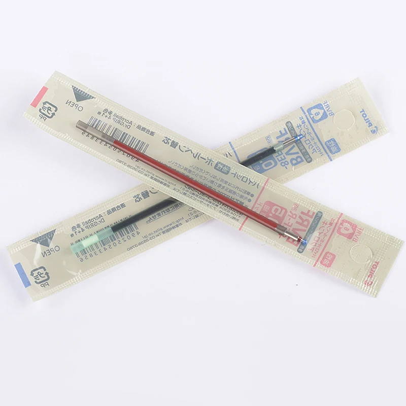 9 Pieces Pilot Acro Ink Ballpoint Multi Pen Refill 4pcs/lot 0.7 Mm/0.5mm Black/Blue/Red/Green for Dr. Grip 4+1 BVRF-8F/8EF