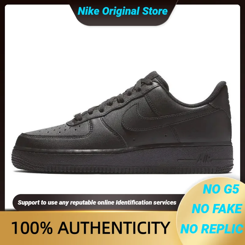 Черные женские кроссовки Nike Air Force 1 Low '07 315115 -038