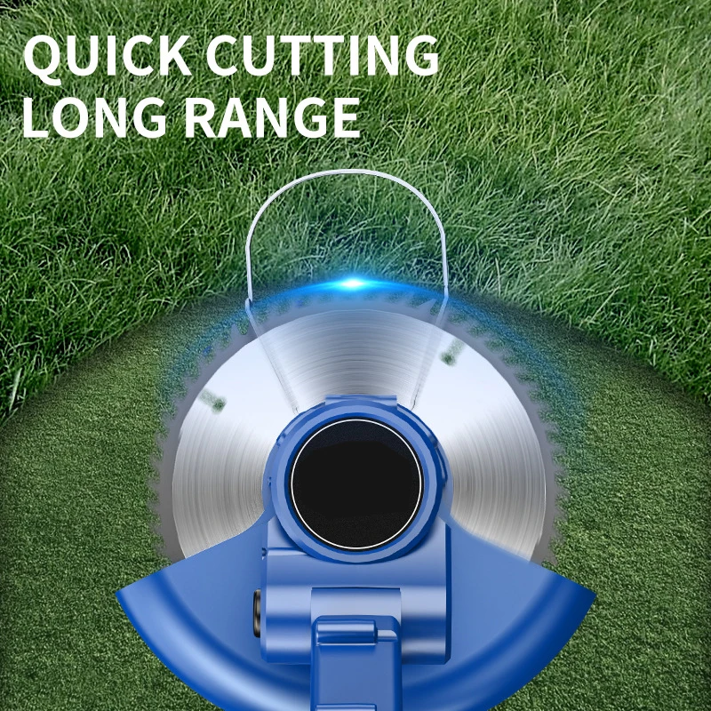 Cortacésped recargable multifuncional para el hogar, cortacésped eléctrico de mano sin batería, 21V