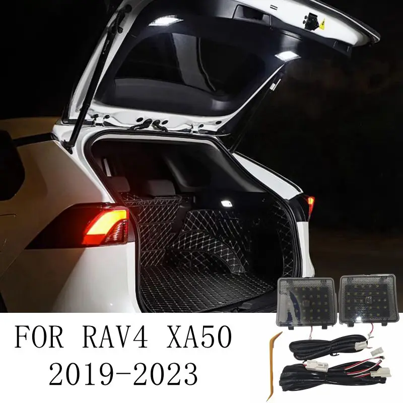 

For Toyota RAV4 RAV 4 5th 2019 2020 2021 2022 2023 LED Car Tail Lights Rear Cargo Trunk Light Tailgate Lamp Suitcase Lights