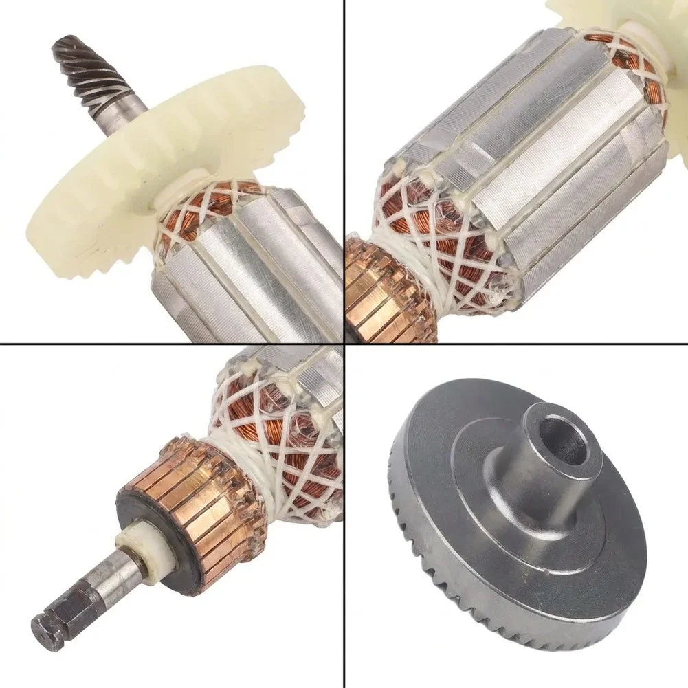 Angle Grinder Repair Spare Parts 227512‑0 Gear 516308‑7 Rotor Assembly For 9227 9227CB 9237CB Power Tool Replacement Hardware