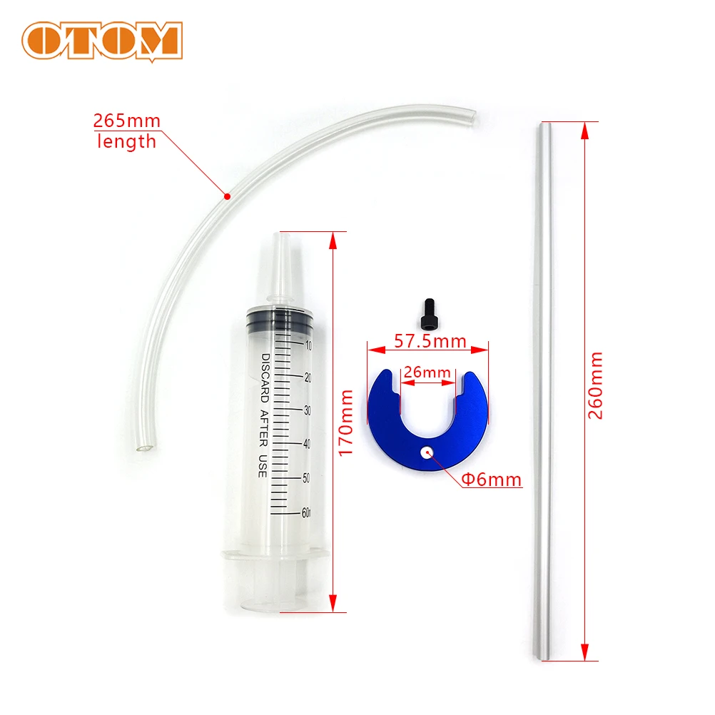 OTOM Motorcycle Fork Oil Level Tool Suspension Gauge Syringe Adjustment Measure For Harley Davidson Hyosung Honda Yamaha RMZ KTM