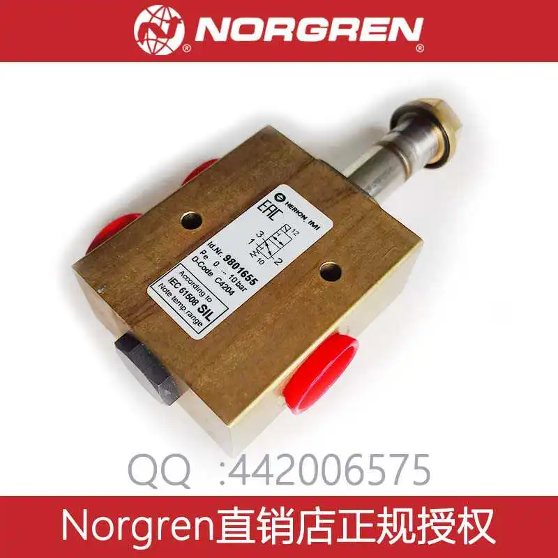 

9801655 NORGREN HERION Direct Acting Solenoid Valve 9801595 Brass Solenoid Valve Body NORGREN