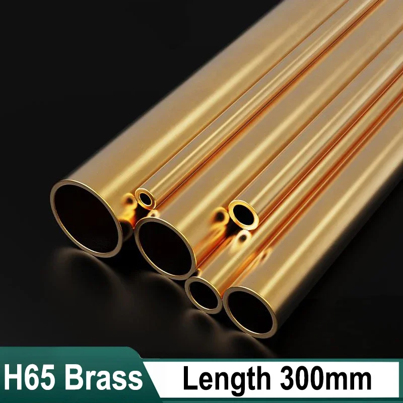 

1Pcs H62 Brass Pipe Tube 1mm-11mm OD Hollow Capillary 300mm Length Straight Brass Tubing