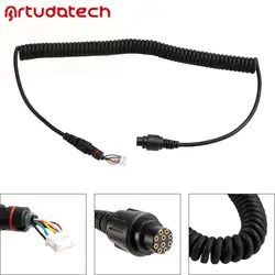 SM19A1 Button Hand Microphone Cable for Hytera RD980 HM780 RD620 MT680 MT68plus