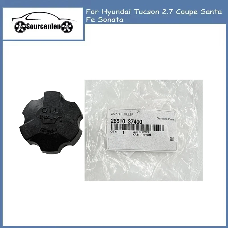 

Крышка маслозаливной горловины автомобиля для Hyundai Tucson 2.7 Coupe Santa Fe Sonata 26510-37400 2651037400
