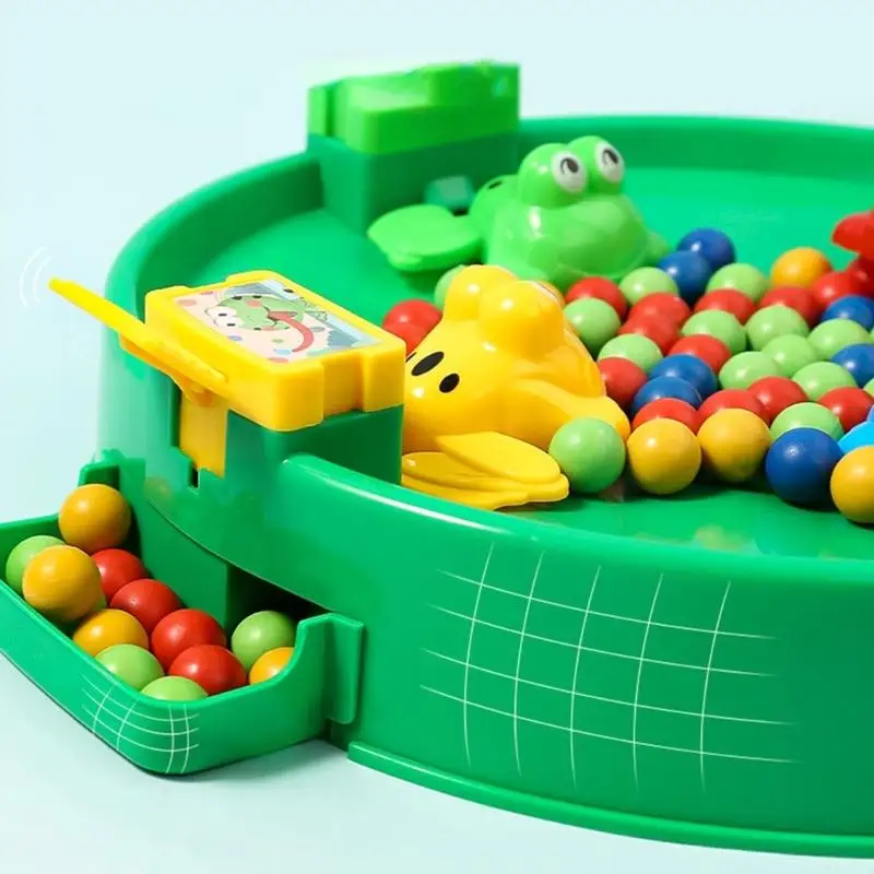 

652F Frogs Bean Catcher Toy Early Learning Tool Kids Cognitive Development Toy