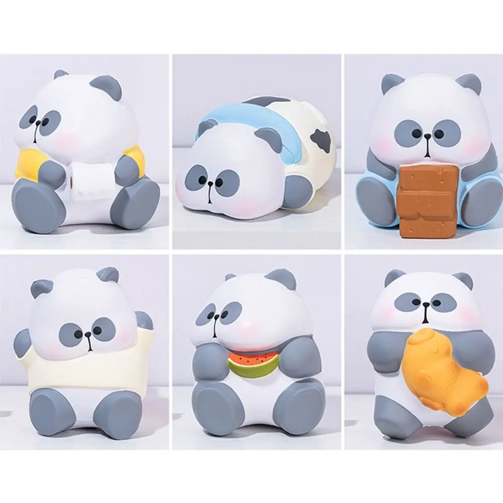Nuovo giocattolo di decompressione Panda in PVC Sollievo dallo stress Spremere Giocattolo da spremere Giocattoli divertenti Regalo Giocattolo antistress
