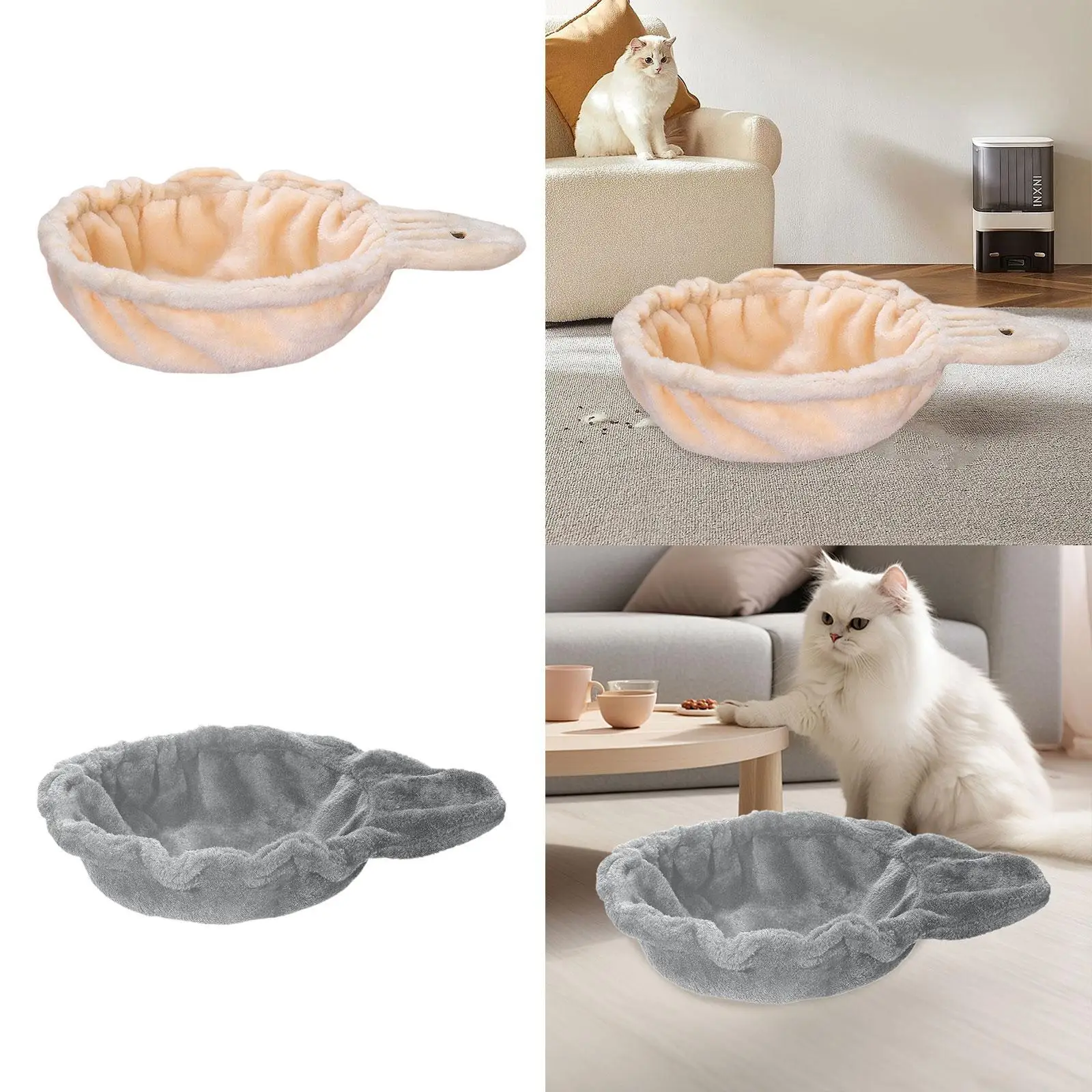 

Cat Tree Hammock Bed Lounger Cat Nest Basket Replacement for Kitten Indoors Cats