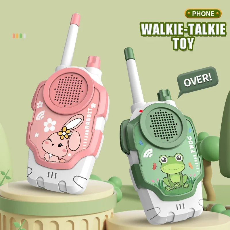 

2Pcs Walkie Talkie Children Toy Long Rang Wireless Interphone Parent-Child Interaction Intercom Communication Toys For Kids Gift