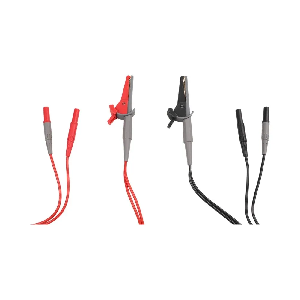 Black Red Battery Internal Resistance Long-lasting Test Accessory Kelvin Test Ergonomic Design Easy To Install