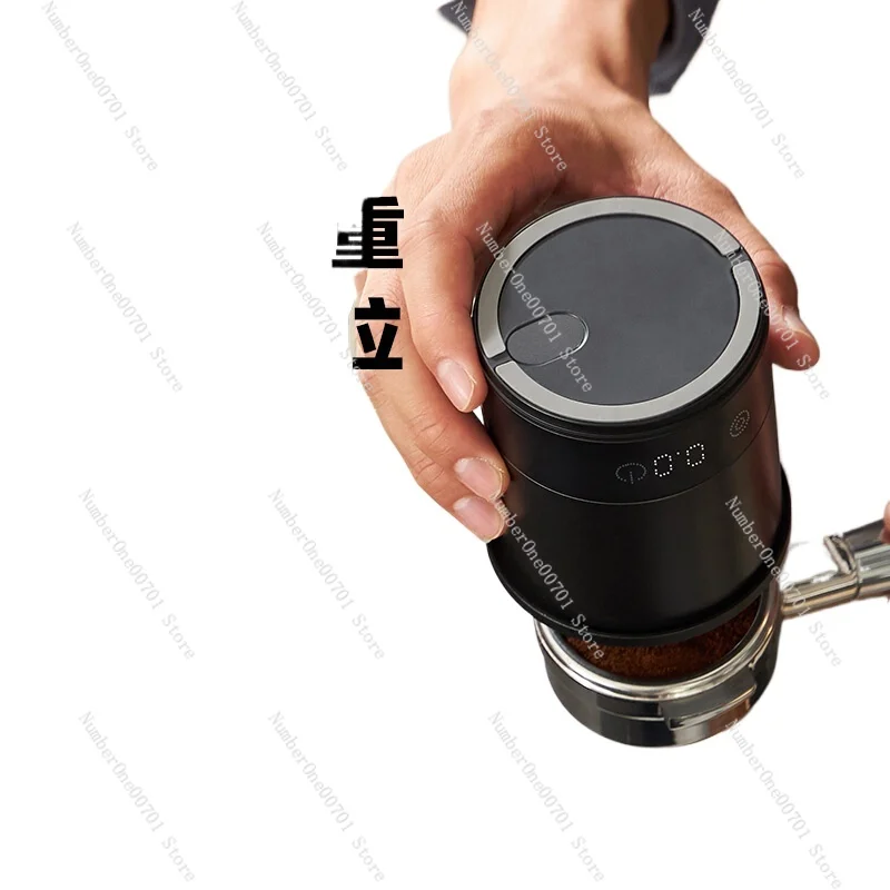 Hand-Made Italian Coffee Electronic Scale 58mm Grinding Powder Dispenser with Scale Connecting Powder Cup Devices