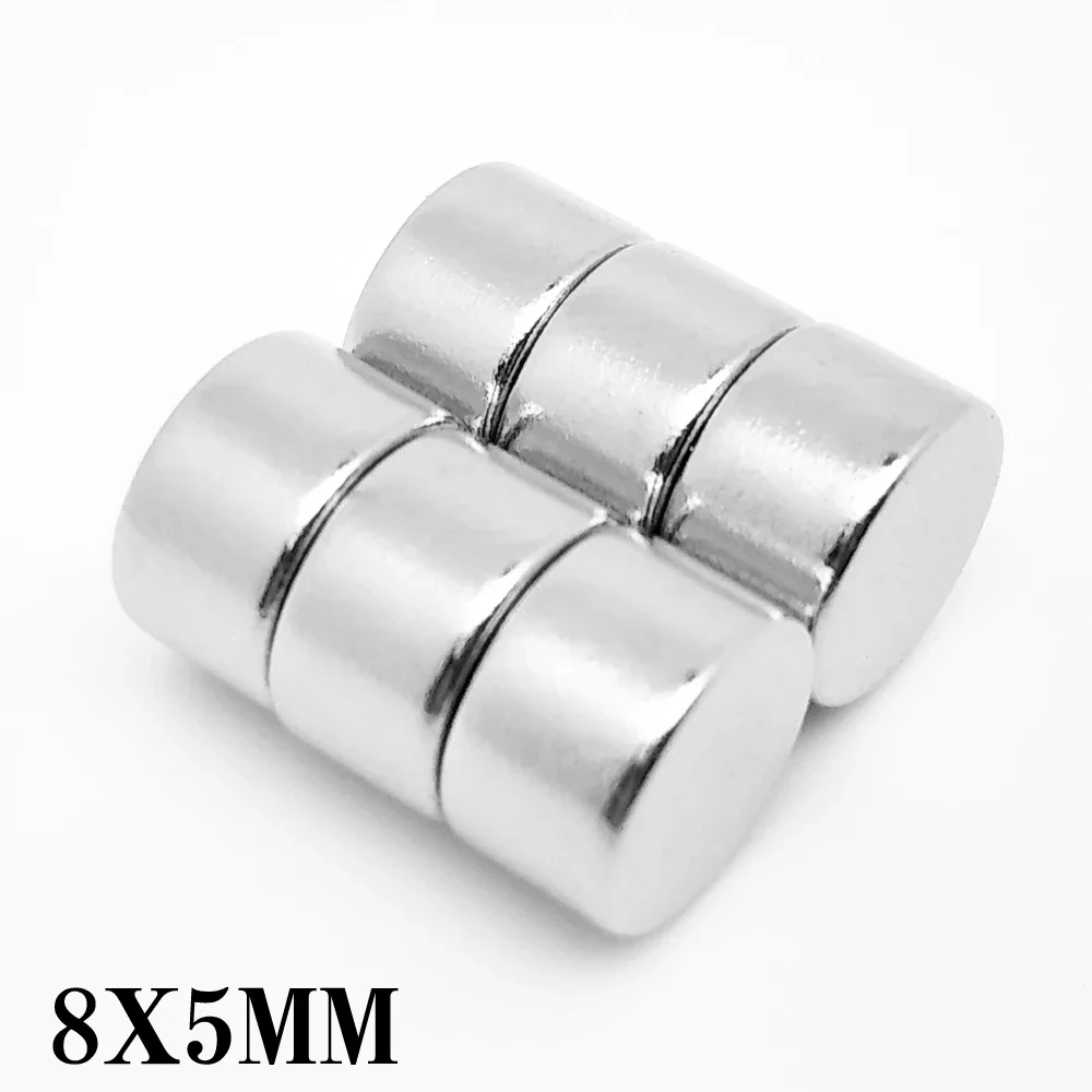 8x5MM Round Powerful Neodymium Magnet 8x4 10x5 Permanent NdFeB Strong Magnets Disc 8*6 12*6 12*8 10x6 10*8 10x10 12x4 12x5 12x10