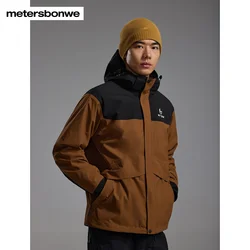 Metersbonwe-Men And Women's New Outdoor Jackets Water Oil Repellent  Fabric  Stain Resistant Fabric Coats Autumn Winter